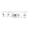 Z-Lite Lauren Vanity, 5-Light, 39 In.W x 6.5 In.L x 8.5 In.H, Brushed Nickel/Clear 819-5V-BN - alternate 1